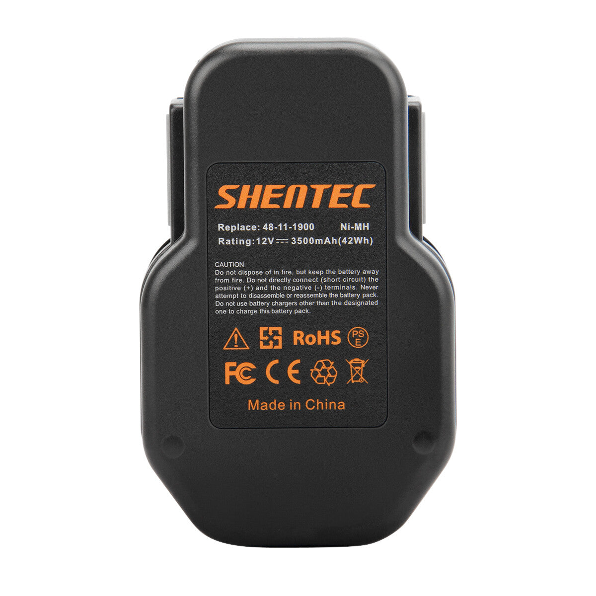 SHENTEC 12V 3500mAH Ni-MH Ersatzakku für AEG M1230 YTB001 MXM12 BS2E12T 4932353639