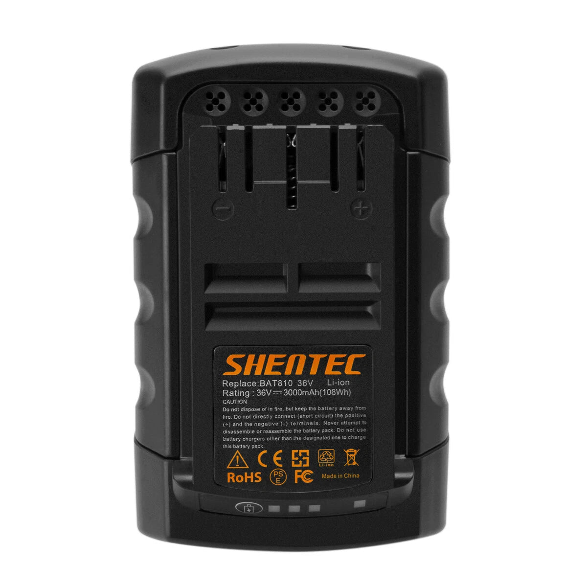 SHENTEC 36V 3.0Ah Li-Ion-Akku für Bosch 11536C 11536VSR 38636-01 BAT810