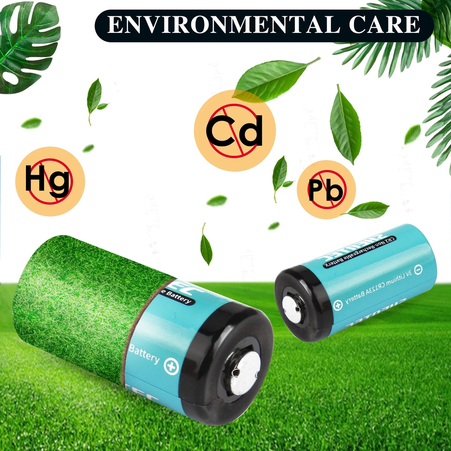 SHENTEC 20 Stück 1000mAh 3 Volt CR-2 CR2 Lithiumbatterie für DR2R DLCR2 KCR2 CR17355