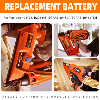 SHENTEC 2x 4AH 6V Batterie für Paslode 404717 B20544E 900600 IM250 IM350 IM65 IM50