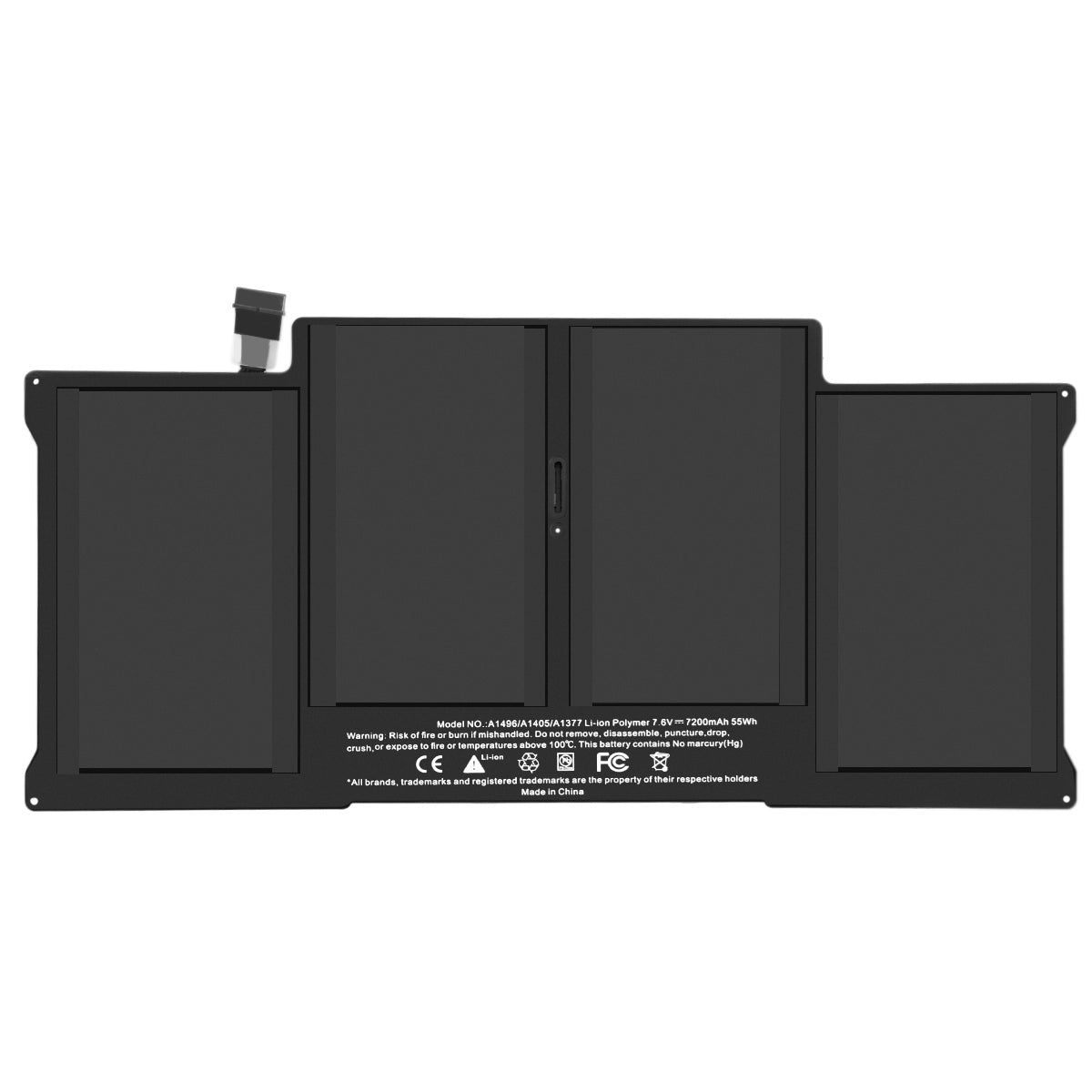 7.2Ah A1377 A1405 A1369 A1466 Batterie für Apple MacBook Air 13" 2013 2014 2015