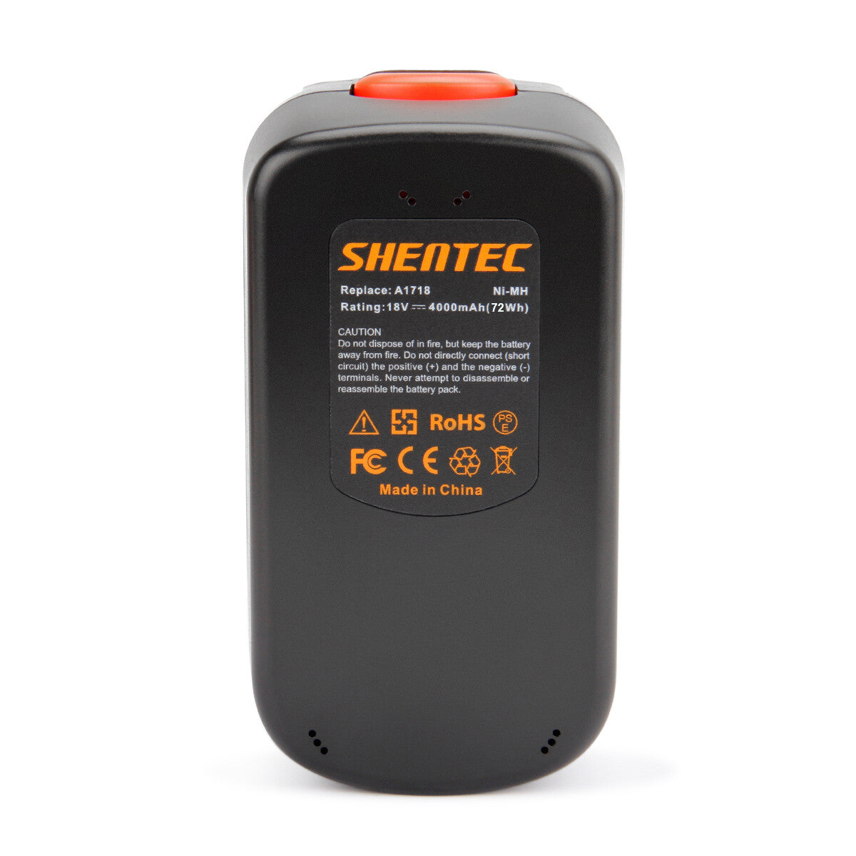 SHENTEC 2x 4000mAh Ni-MH-Akkus für Black Decker A18 A1718 HPB18 FSB18 FS18BX FS18FL