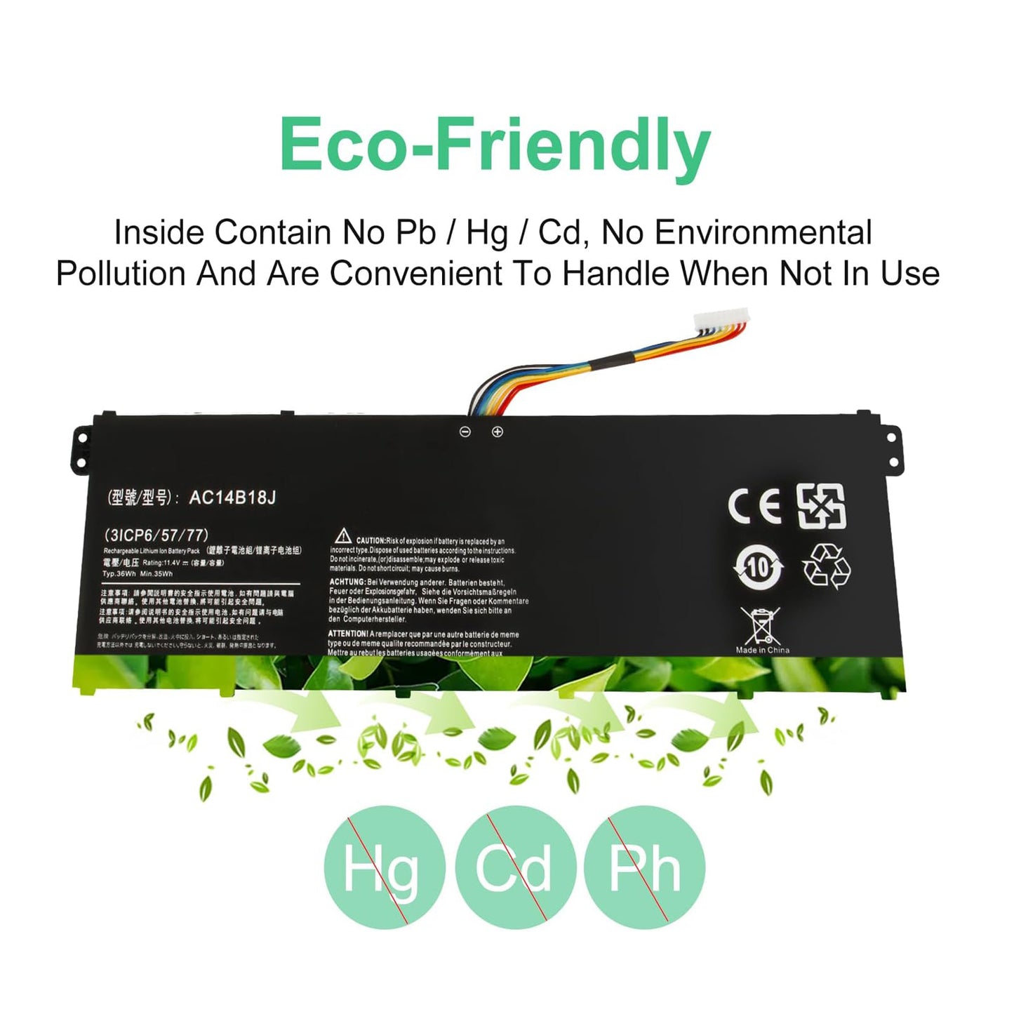 SHENTEC AC14B18J AC14B8K AC14B3K Battery for Acer Aspire