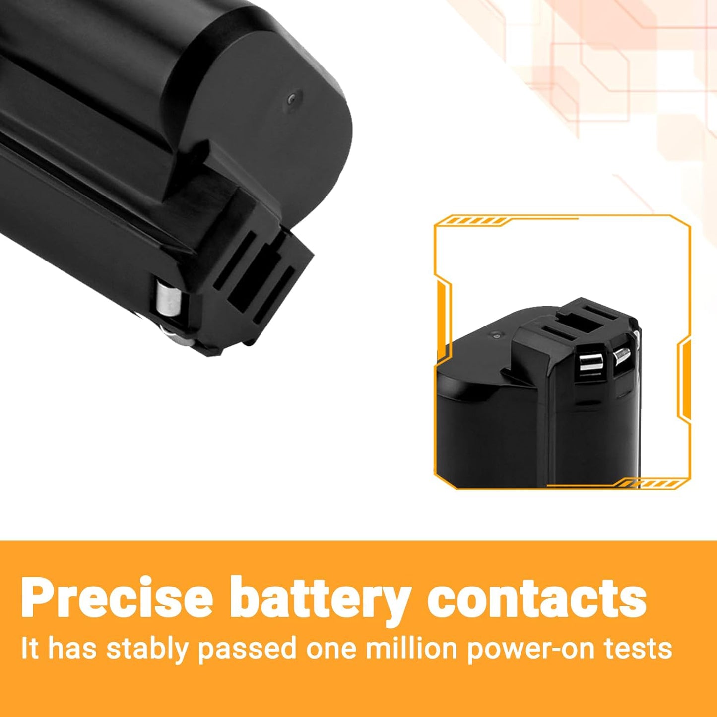 `SHENTEC 3000ｍAh 12V Lithium-Ionen-Akku kompatibel mit Dremel (12V-Ladegerät inklusive)`