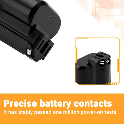`SHENTEC 3000ｍAh 12V Lithium-Ionen-Akku kompatibel mit Dremel (12V-Ladegerät inklusive)`