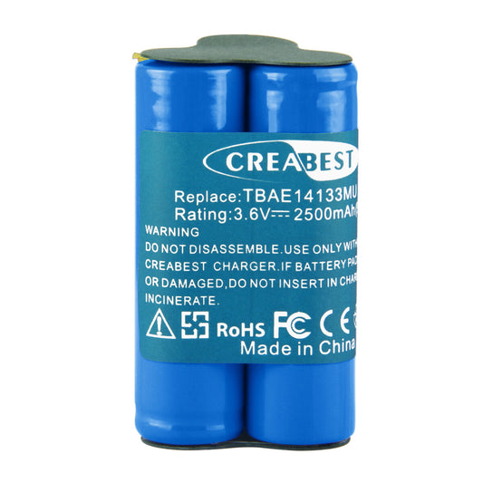 2.5Ah 3.6V Ni-MH Ersatzakku für AEG Electrolux Handstaubsauger Junior Typ TBAE14133M