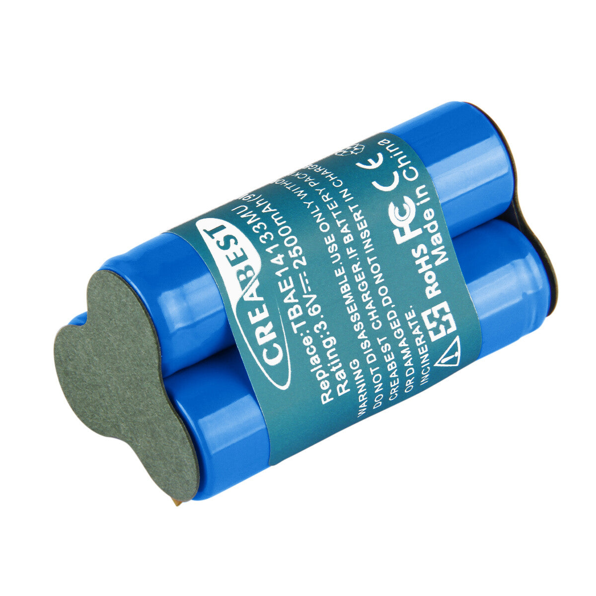 2.5Ah 3.6V Ni-MH Ersatzakku für AEG Electrolux Handstaubsauger Junior Typ TBAE14133M