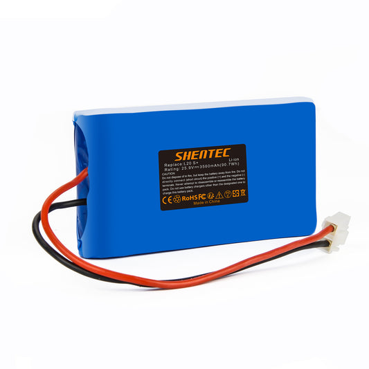 SHENTEC 3500mAh 25.9V Li-Ion-Akku für Ambrogio 015E00600A 015E00600 Ambrogio L15 L20