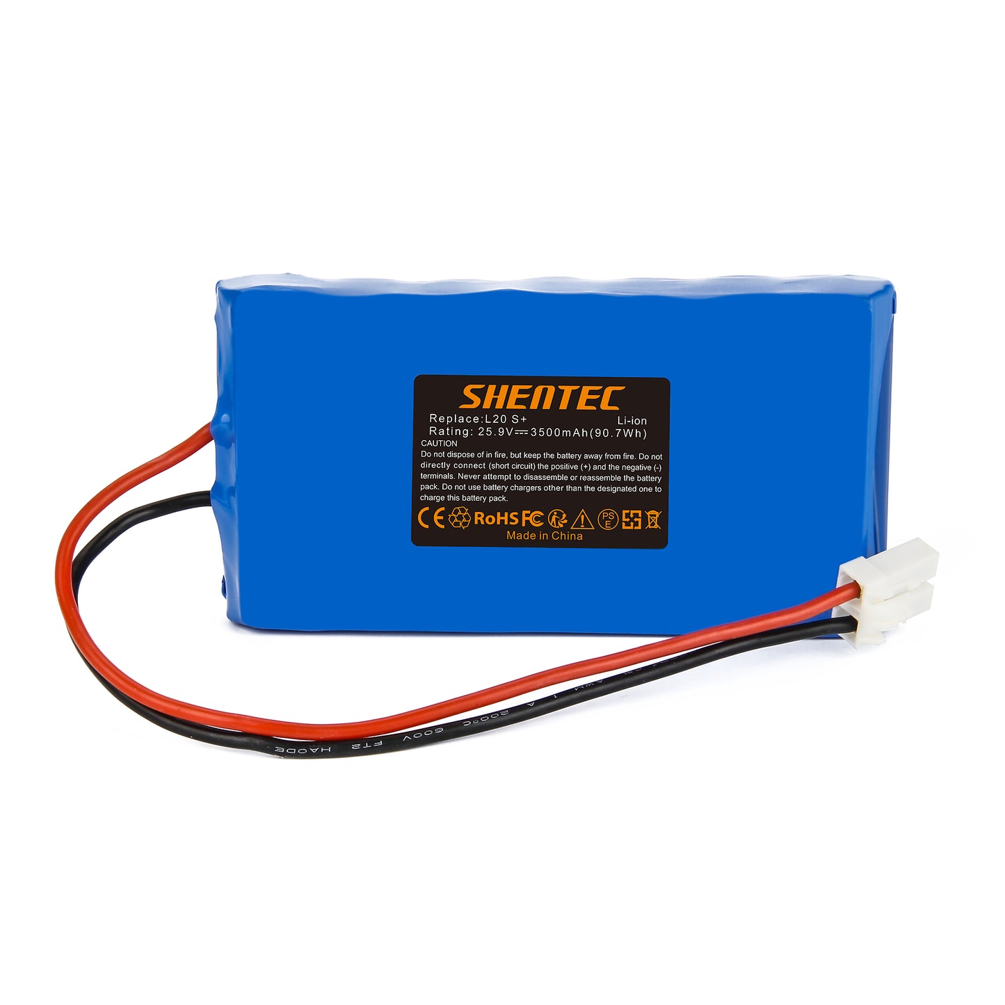 SHENTEC 3500mAh 25.9V Li-Ion-Akku für Ambrogio 015E00600A 015E00600 Ambrogio L15 L20