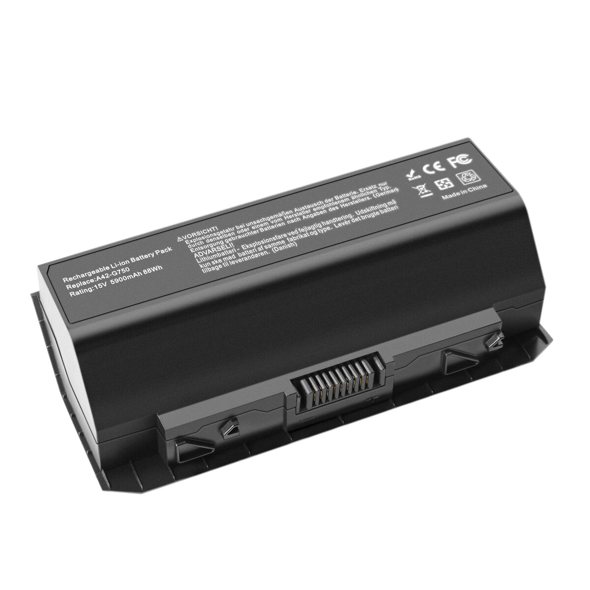 5,2Ah 15V A42-G750 Akku für ASUS ROG G750 G750J G750JS G750JM G750JH G750JZ