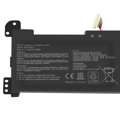 42W B31Bi9H B31N1637 Akku für ASUS VivoBook S510UQ X510UR-3B X510UN-1A X510UQ-3F