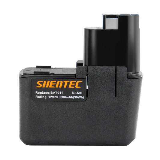 SHENTEC 3,0Ah 12V Ni-MH-Akku für Bosch BAT011 H1214N 2607335054 2607335055 2607335071