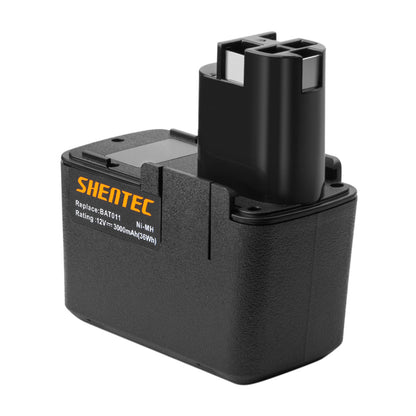 SHENTEC 12V 4000mAh Ni-MH Ersatzakku für Bosch BAT011 BH1214L BH1214H H1214N BH-1214