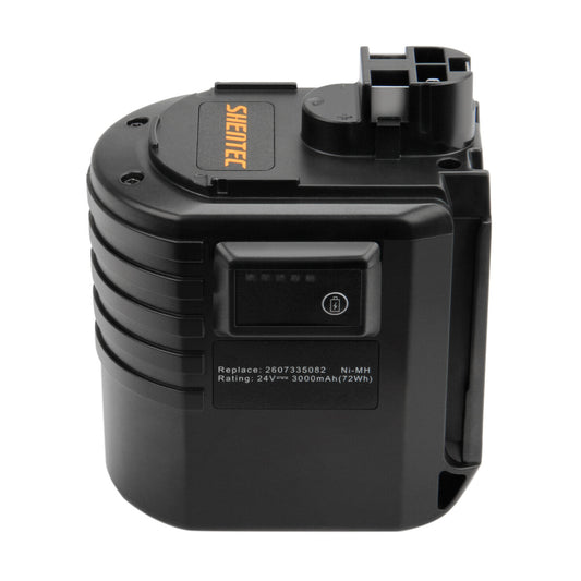 SHENTEC 24V 4.0AH Ni-MH-Ersatzakku für Bosch 2607335082 0611260539 GBH24VRE GBH24VFR