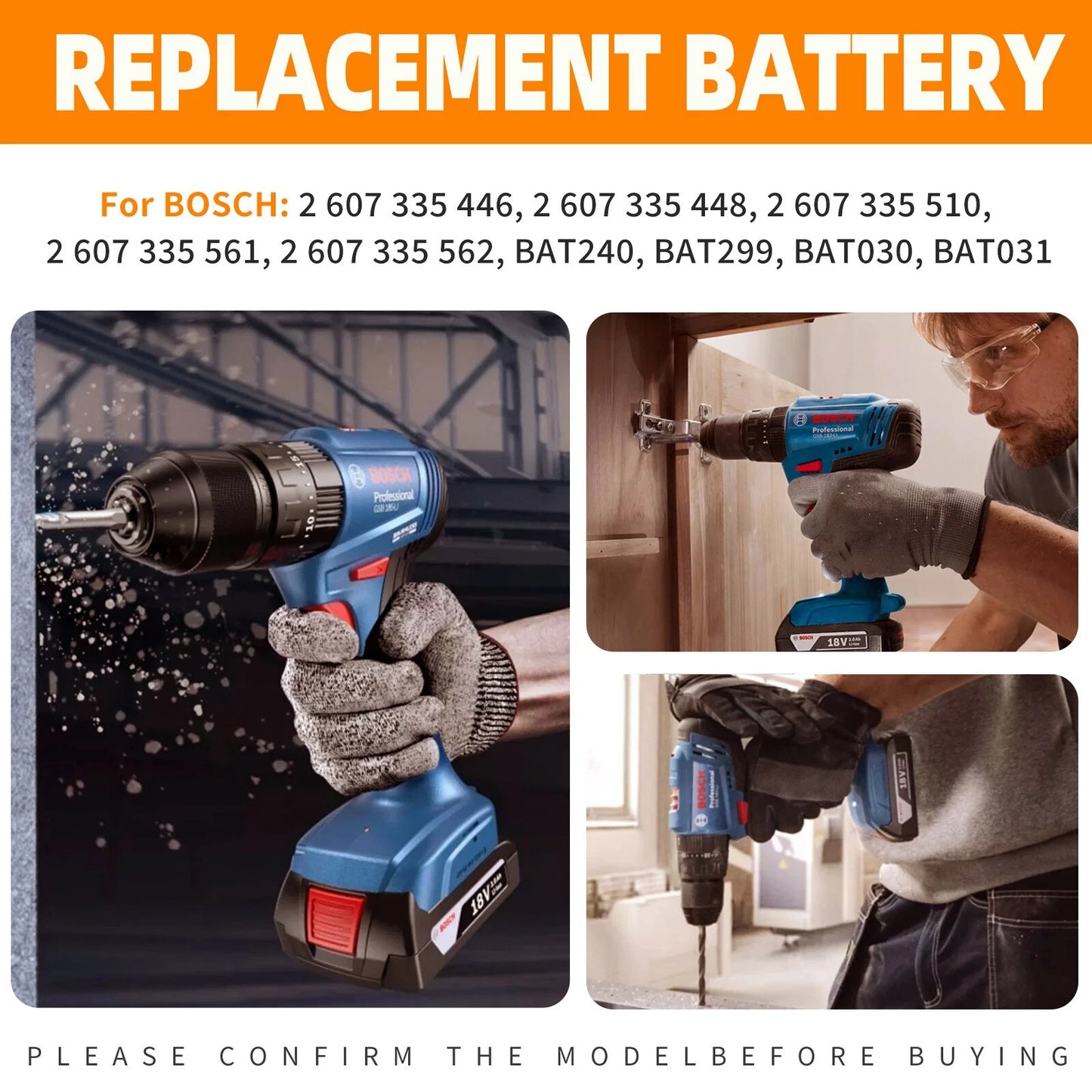 SHENTEC 24V 4Ah Ni-MH-Akku für Bosch BAT240 BAT299 BAT030 BAT031 GBH24VF