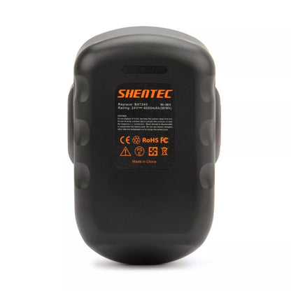 SHENTEC 24V 4Ah Ni-MH-Akku für Bosch BAT240 BAT299 BAT030 BAT031 GBH24VF