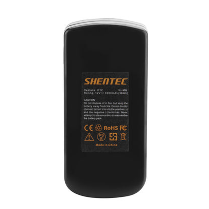 SHENTEC 3.5Ah 12V Ni-MH-Akku für Festool C12 C12LI T12+3 BPC12 BPS12C BPS12S