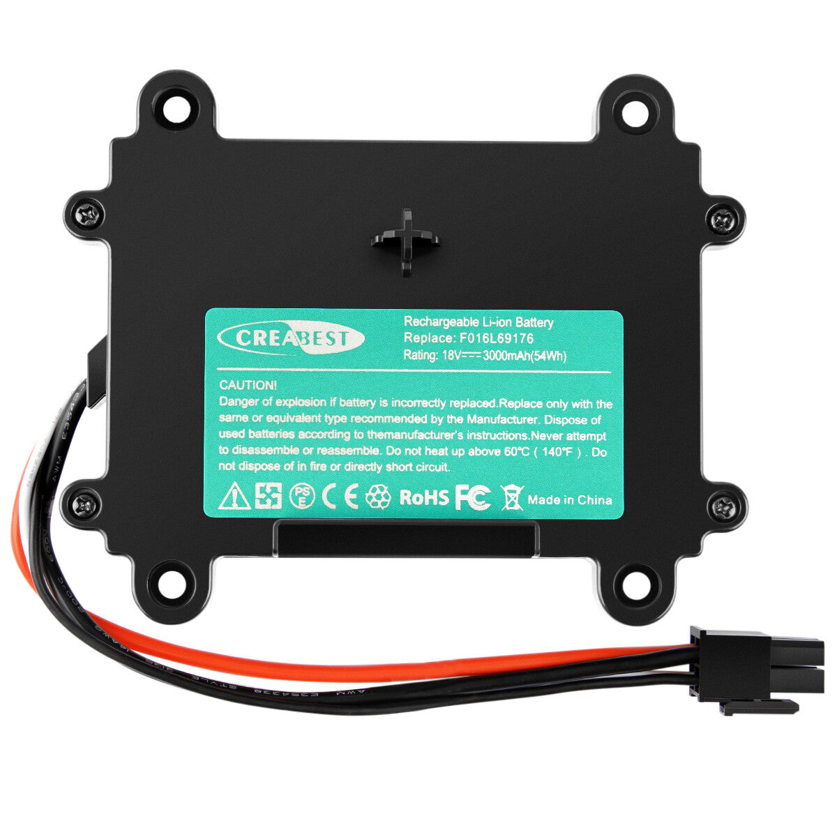 SHENTEC 3.0Ah 18V LI-ION AKKU FÜR BOSCH INDEGO F016L69176 F016104898 5INR19/66 S+400