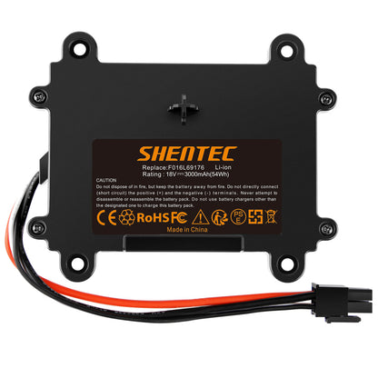 SHENTEC 3.0Ah 18V LI-ION AKKU FÜR BOSCH INDEGO F016L69176 F016104898 5INR19/66 S+400