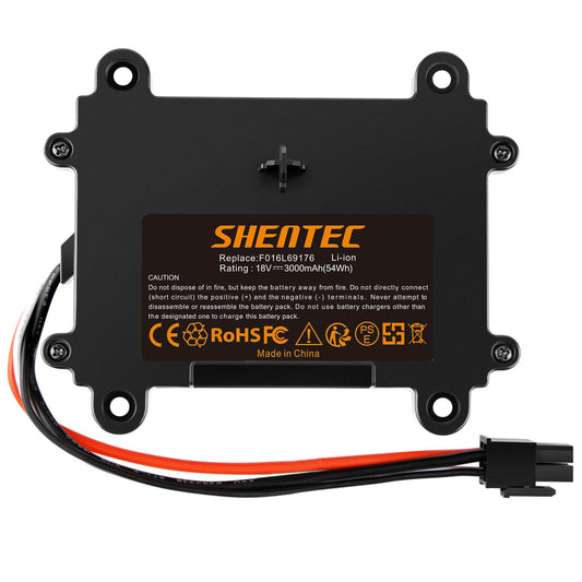 SHENTEC 3.0Ah 18V LI-ION AKKU FÜR BOSCH INDEGO F016L69176 F016104898 5INR19/66 S+400