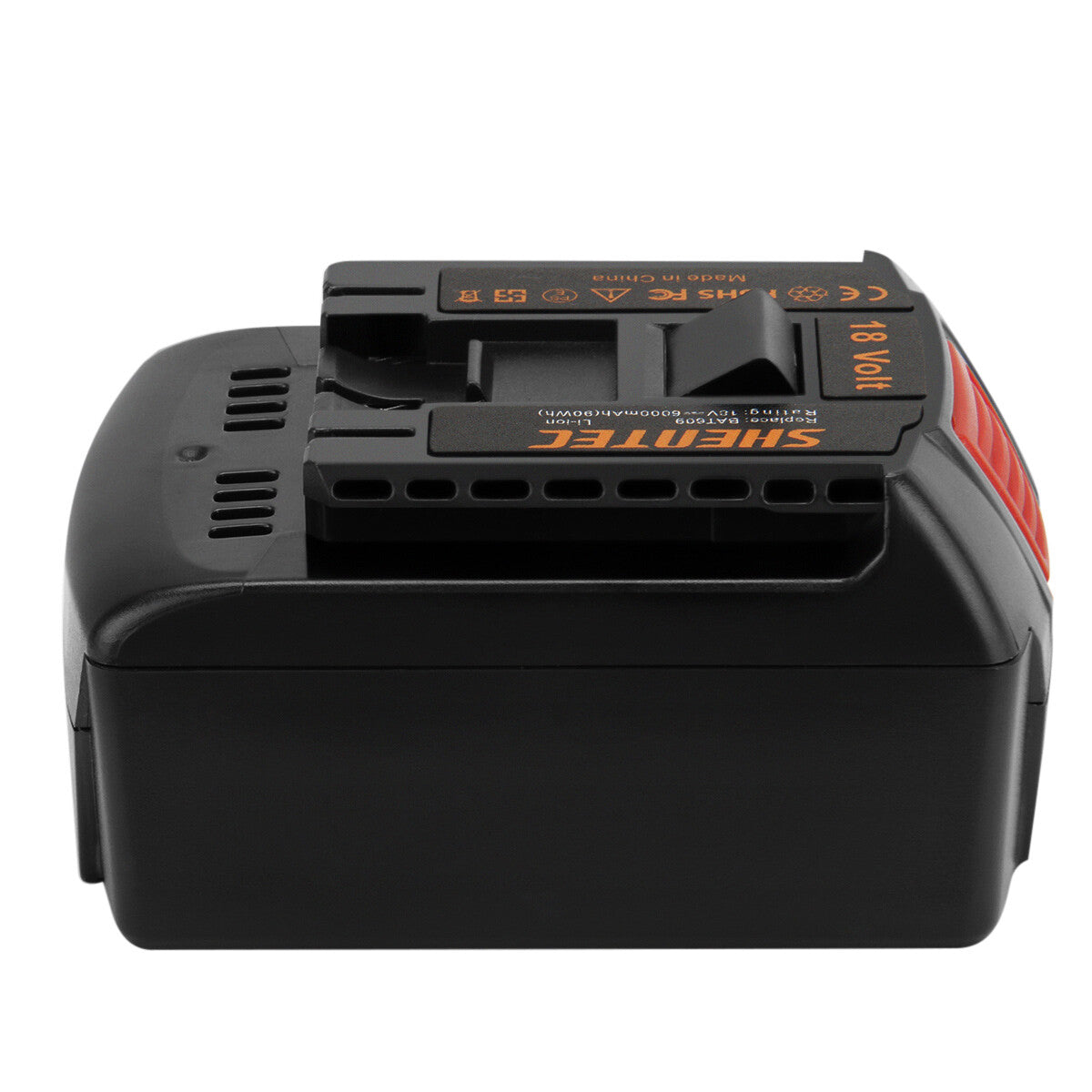 SHENTEC 2X 18V 6Ah Li-Ion-Akku für BOSCH GDR GSR GSB GWS GBH GDS BAT618 BAT609 CCS CRS