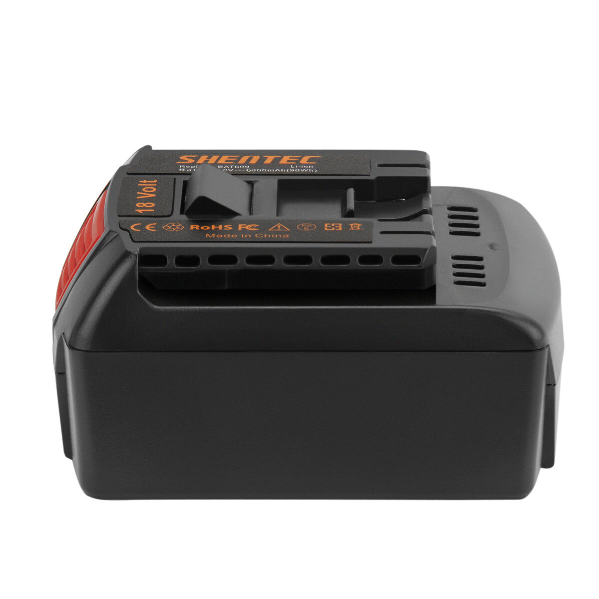 SHENTEC 2X 18V 6Ah Li-Ion-Akku für BOSCH GDR GSR GSB GWS GBH GDS BAT618 BAT609 CCS CRS