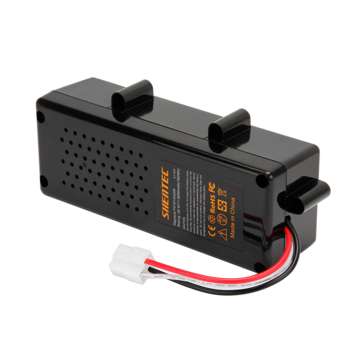 SHENTEC 2er-Pack 32.4V 5.0Ah Li-Ionen-Akku für Bosch Indego F016104299 Indego 800 1000 1200 3600