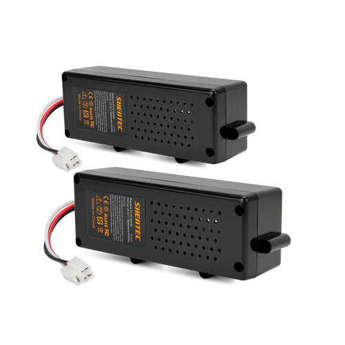 SHENTEC 2er-Pack 32.4V 5.0Ah Li-Ionen-Akku für Bosch Indego F016104299 Indego 800 1000 1200 3600