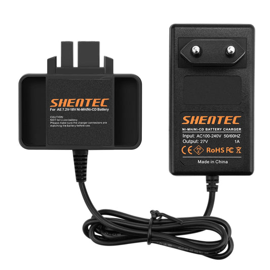 SHENTEC Akku-Ladegeräte für Milwaukee AEG B9.6 BX9.6 BXS9.6 MX9.6 4 932 366 429