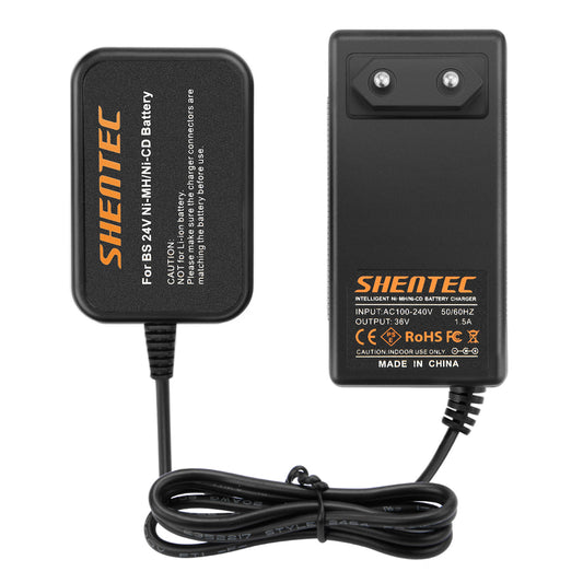 SHENTEC 7,2V-24V Ni-MH/CD-Akkuladegerät für Bosch BAT040 BAT045 BAT240 GDS GSR GS PSB