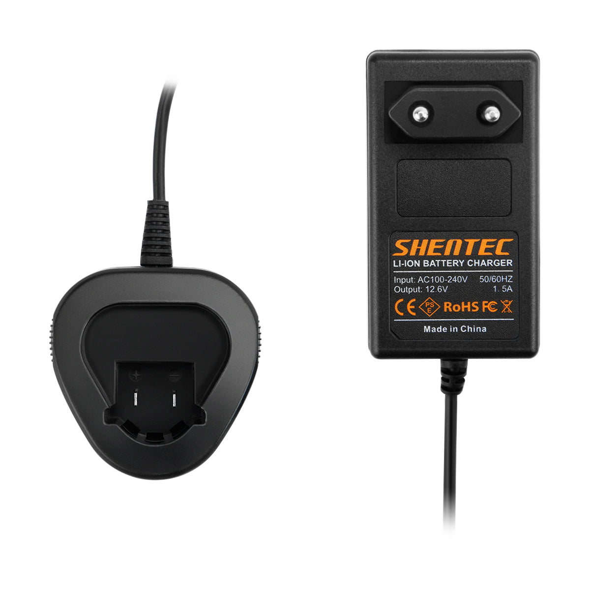 SHENTEC 10.8V/12V Li-Ion-Akkuladegerät für Bosch BAT411 BAT412 BAT413 2607336864 2607336013