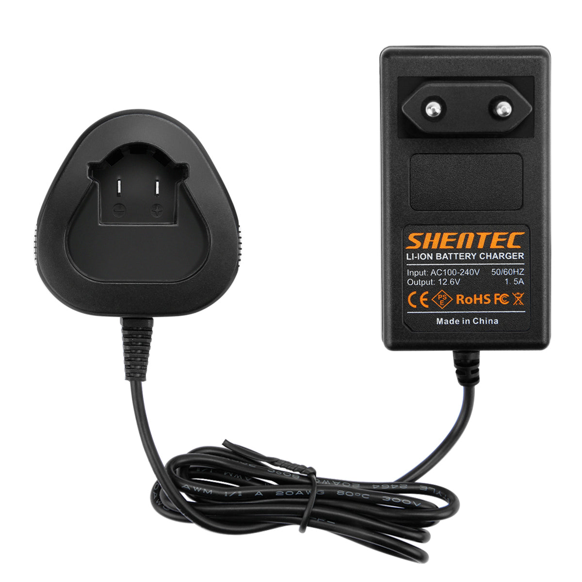 SHENTEC 10.8V/12V Li-Ion-Akkuladegerät für Bosch BAT411 BAT412 BAT413 2607336864 2607336013