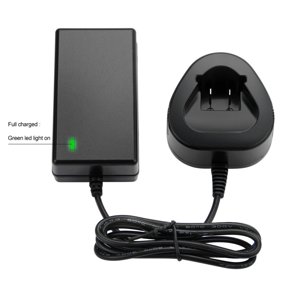 SHENTEC 10.8V/12V Li-Ion-Akkuladegerät für Bosch BAT411 BAT412 BAT413 2607336864 2607336013