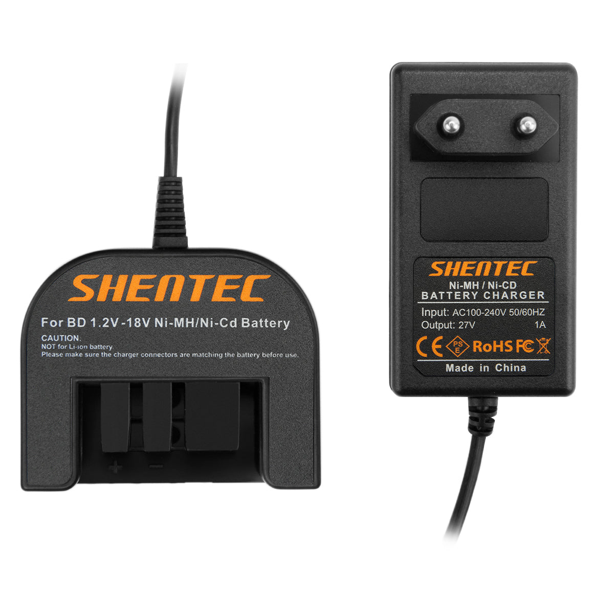 SHENTEC 9.6V-18V Ni-MH Akku-Ladegerät Für Black Decker A12 A1712 FSB12 HPB12 B-8315 FS120B
