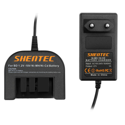 SHENTEC 9.6V-18V Ni-MH Akku-Ladegerät Für Black Decker A12 A1712 FSB12 HPB12 B-8315 FS120B