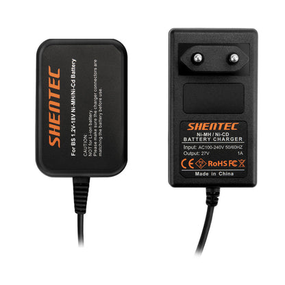 SHENTEC Ni-MH-Akku-Ladegerät für Bosch 7.2-18V BAT046 BAT048 BAT100 BAT119 BAT025 BAT189