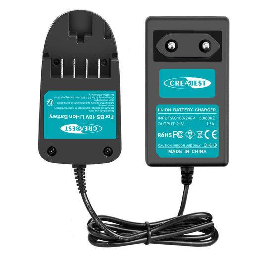 SHENTEC 18V Li-Ionen-Ladegerät für Bosch PST 18 LI PSB 18 LI-2 1600Z00000 1600Z0003U