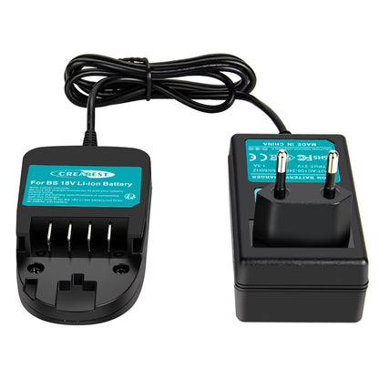 SHENTEC 18V Li-Ionen-Ladegerät für Bosch PST 18 LI PSB 18 LI-2 1600Z00000 1600Z0003U