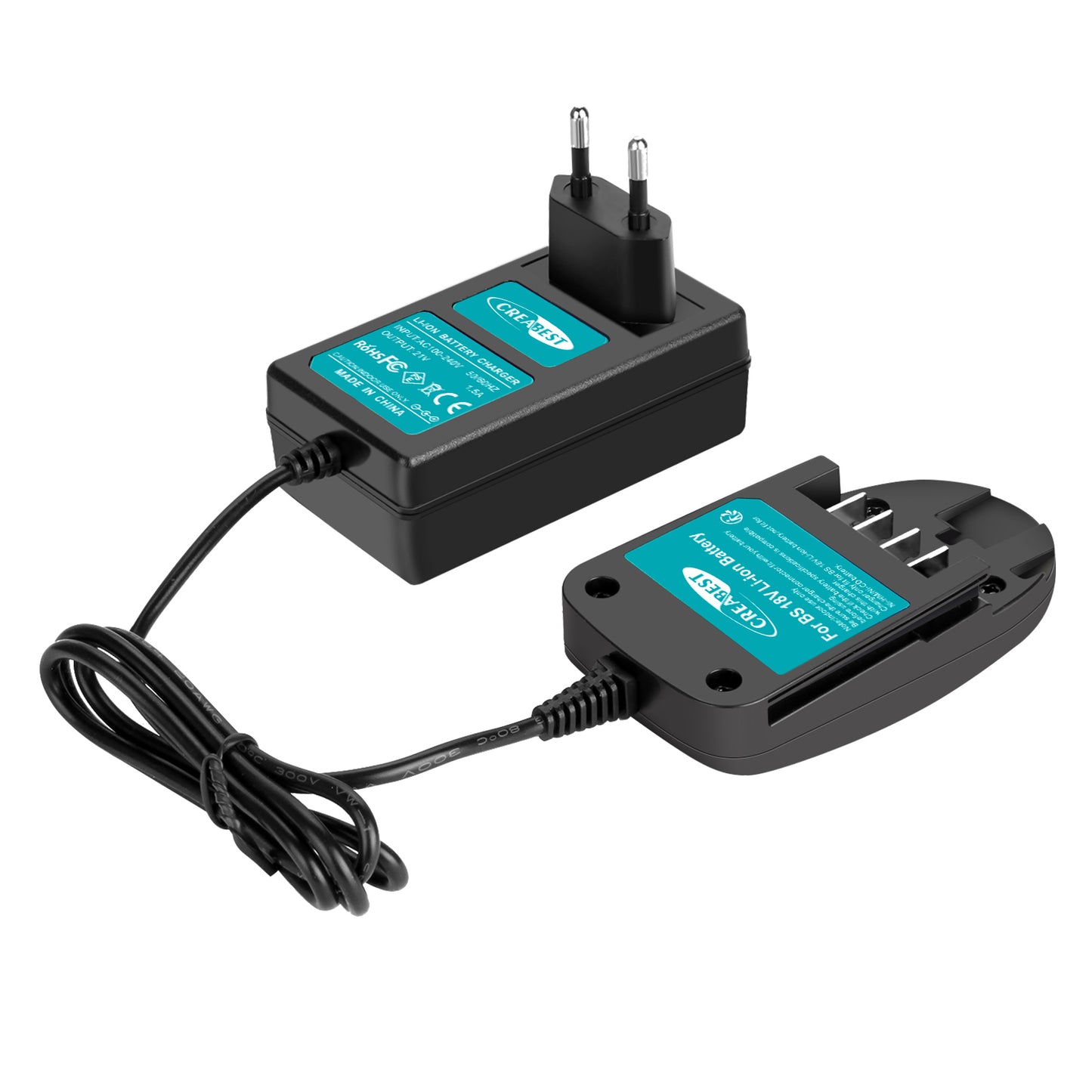 SHENTEC 18V Li-Ionen-Ladegerät für Bosch PST 18 LI PSB 18 LI-2 1600Z00000 1600Z0003U