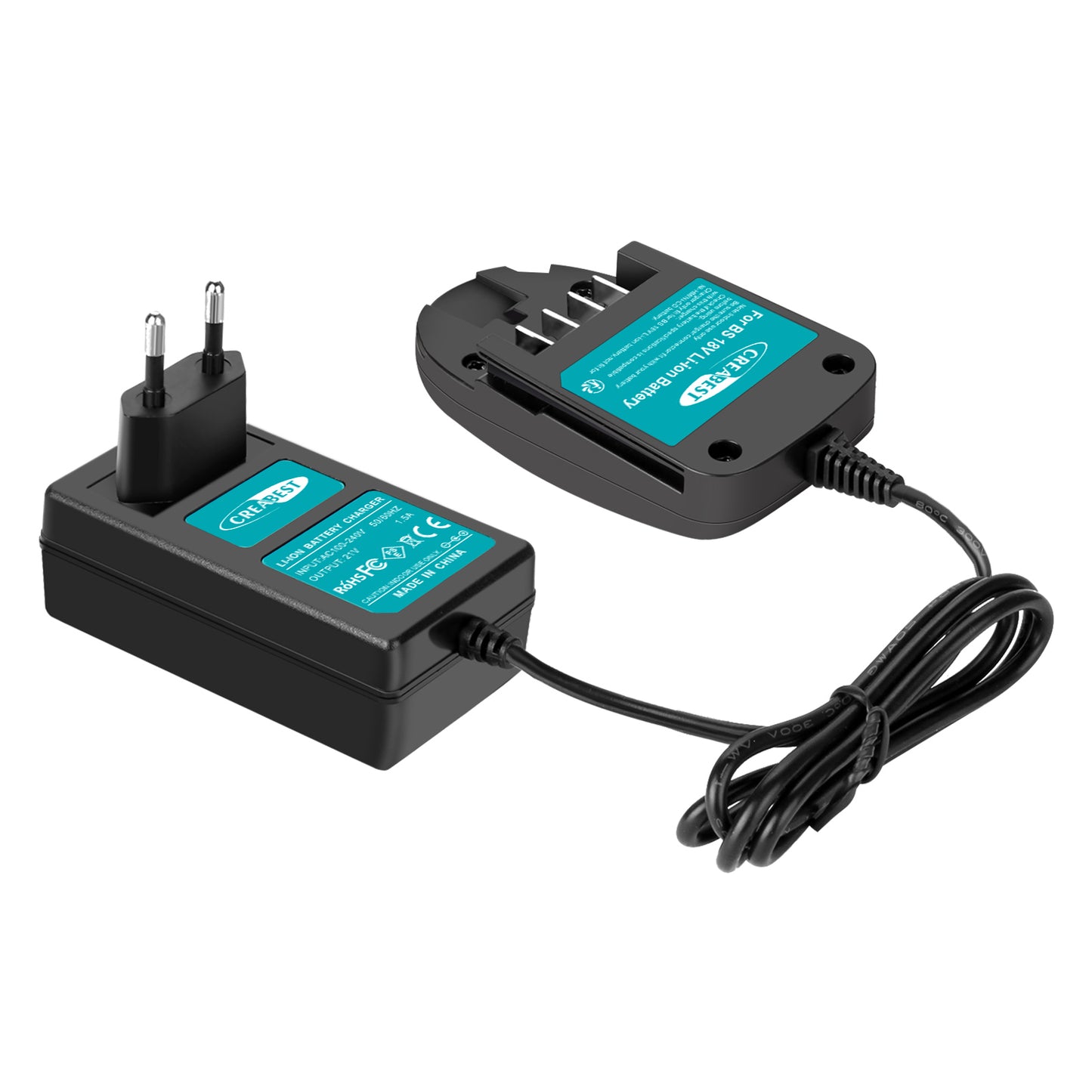 SHENTEC 18V Li-Ionen-Ladegerät für Bosch PST 18 LI PSB 18 LI-2 1600Z00000 1600Z0003U