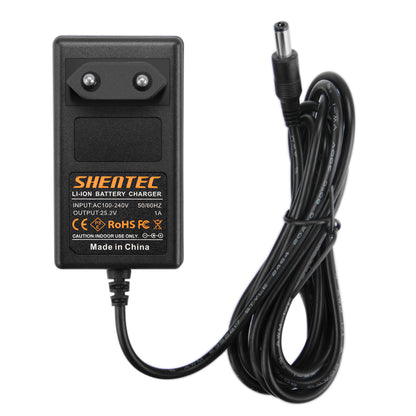 SHENTEC Li-Ionen-Ladegerät für Dyson 21.6V-Akku SV03 SV04 SV05 SV06 SV07 SV09 V6 DC61 DC58