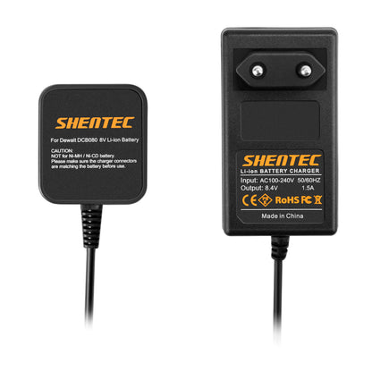 SHENTEC 7,2V Li-Ion-Ladegerät für Dewalt DCB080 DCF680N1 DCF682 DCF680G2 DW4390