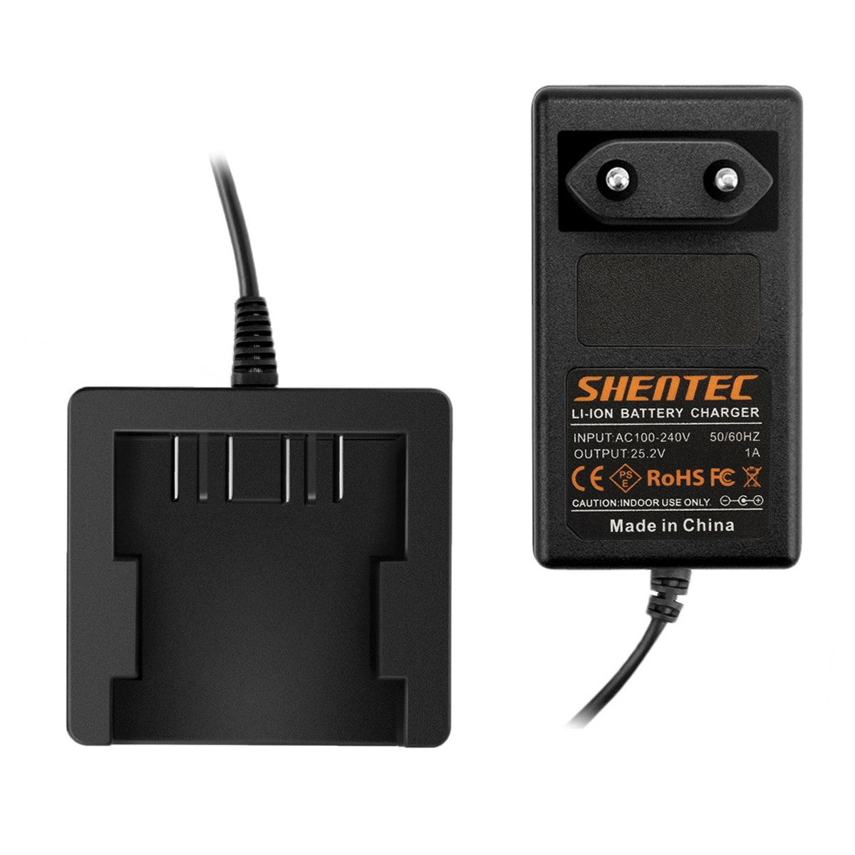 SHENTEC 24V Lithium-Akkuladegerät für GreenWorks G-24 29807 29322 29852 29837 29842