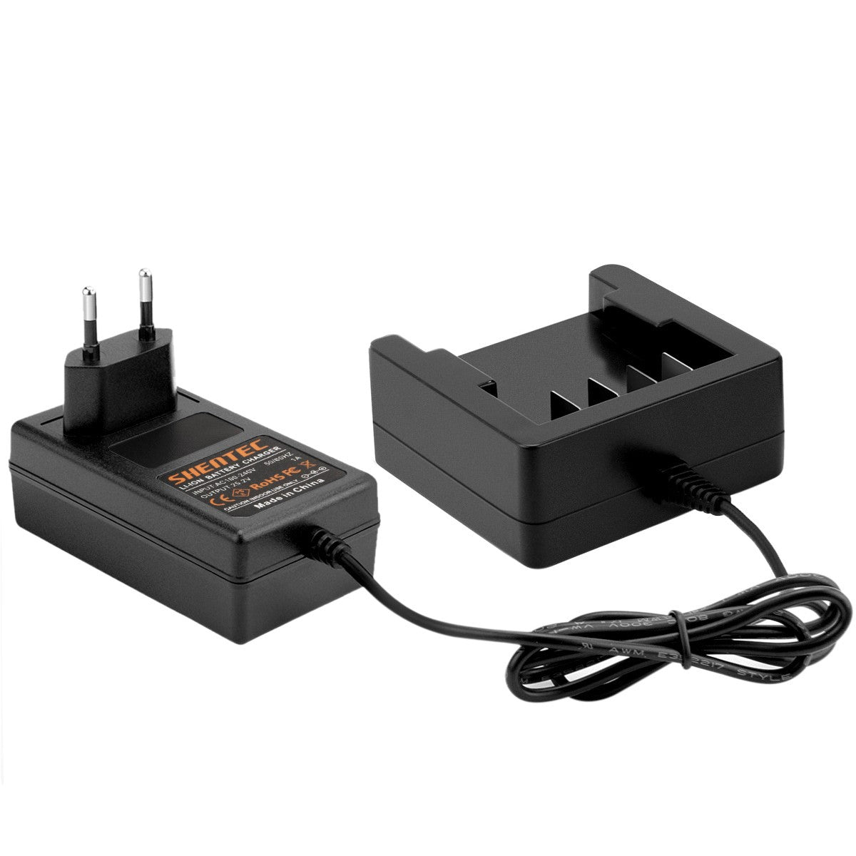 SHENTEC 24V Lithium-Akkuladegerät für GreenWorks G-24 29807 29322 29852 29837 29842