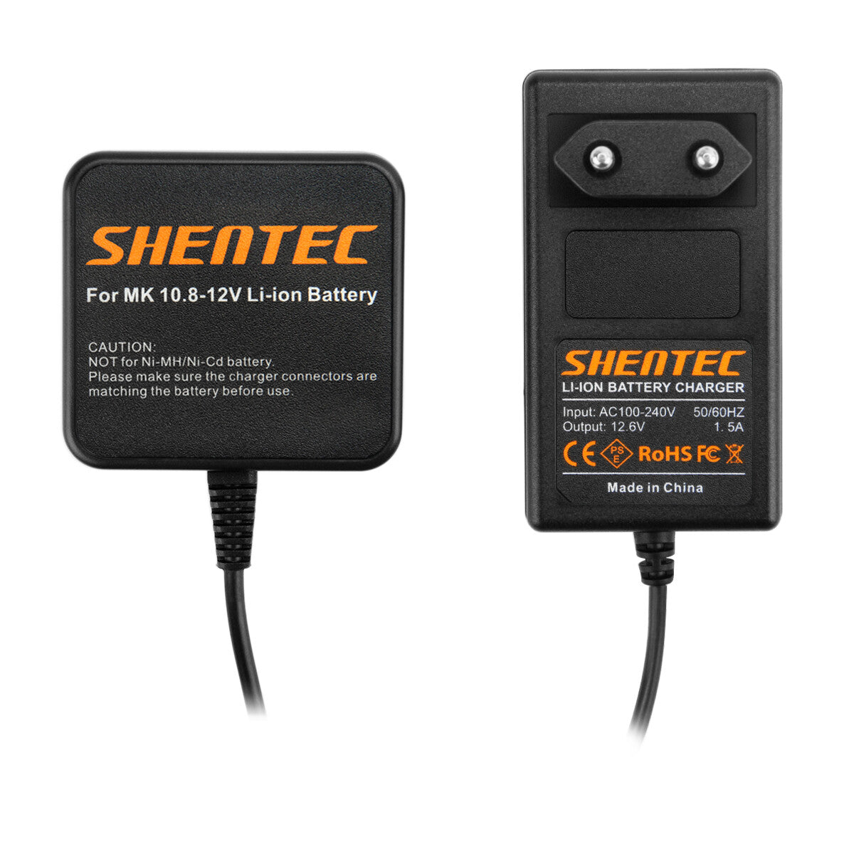 SHENTEC Batterieladegerät für Makita 10.8V BL1013 BL1014 DT01 ML101 LCT203W 194551-4