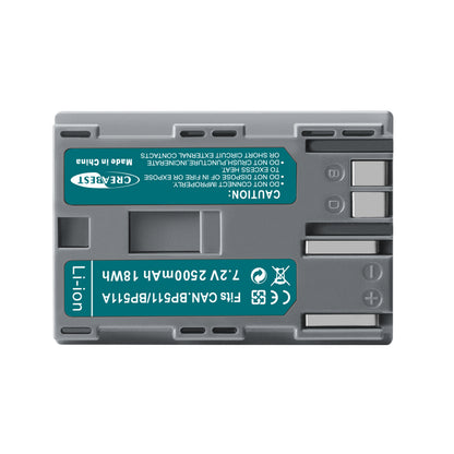 2x BP-511 Akku & LCD-Doppel-Ladegerät Für Canon EOS 40D 50D BP-511A 300D 20D 30D