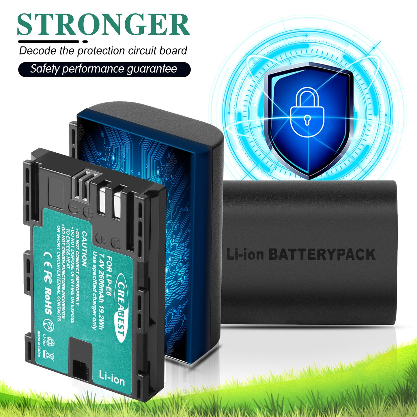 2xLP-E6 LP-E6N Akku + Doppelladegerät für Canon EOS 90D 5D Mark III IV 80D 60D 70D