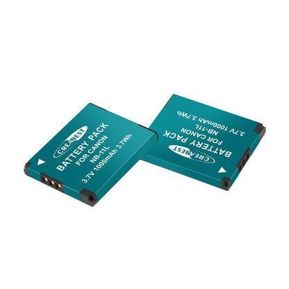 2x NB-11L/11LH Akkus + Ladegerät für Canon SX410 SX420 SX430 IS IXUS 180 185 190