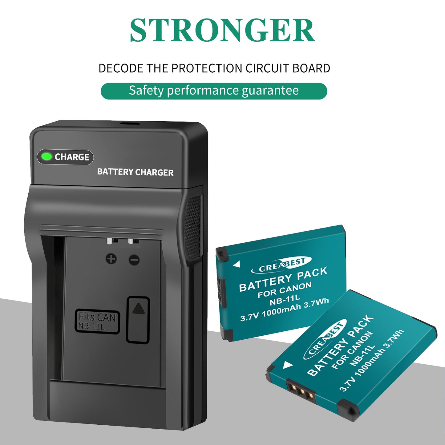 2x NB-11L/11LH Akkus + Ladegerät für Canon SX410 SX420 SX430 IS IXUS 180 185 190