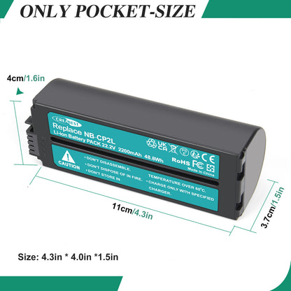22.2V NB-CP1L Akku Für Canon Selphy CP1200 CP1300 CP1500 CP-910 NB-CP2L CP2LH